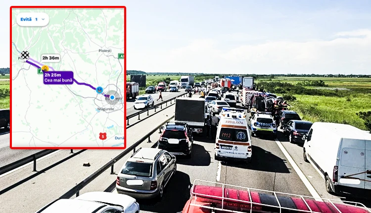 ACUM! HAOS pe A1! PITEȘTI – BUCUREȘTI! Autoritățile AU UITAT să anunțe restricții!